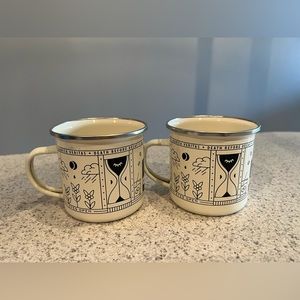 Tin coffee cups. 10oz